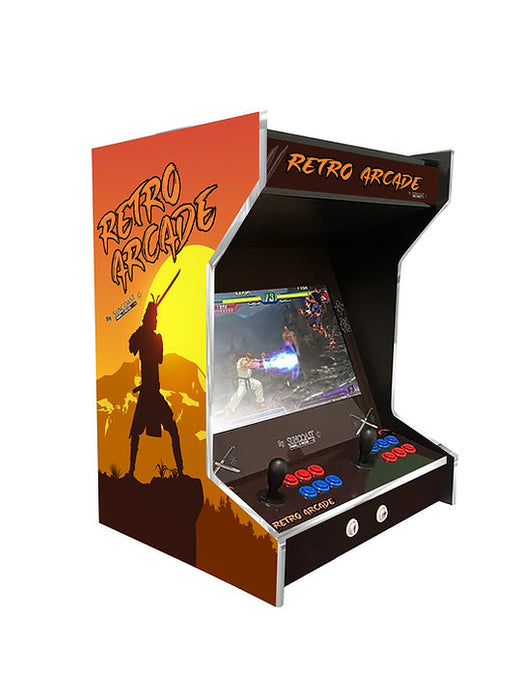 Tabletop Side-By-Side Arcade Machine  | Lit Marquee  | 750 Games  | Option G | Suncoast Arcades