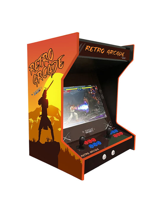 Tabletop Side-By-Side Arcade Machine  | Lit Marquee  | 3000 Games  | Option G | Suncoast Arcades