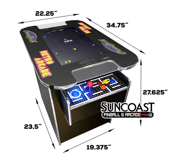 Premium XL Cocktail Arcade | 412 Games | 24" Screen | Suncoast Arcades